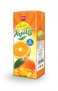 200ml Orange juice tetra pak